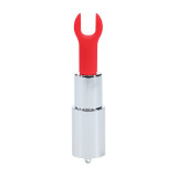 VIBRADOR CON 4 ACCESORIOS ANGEL LIPSTICK CLEAR LOVELINE