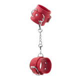 ESPOSAS DE CUERO BONDAGE LOVE ROJAS