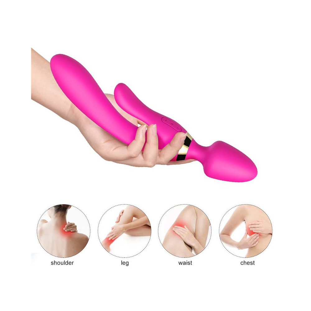Masajeador y Vibrador Rosa