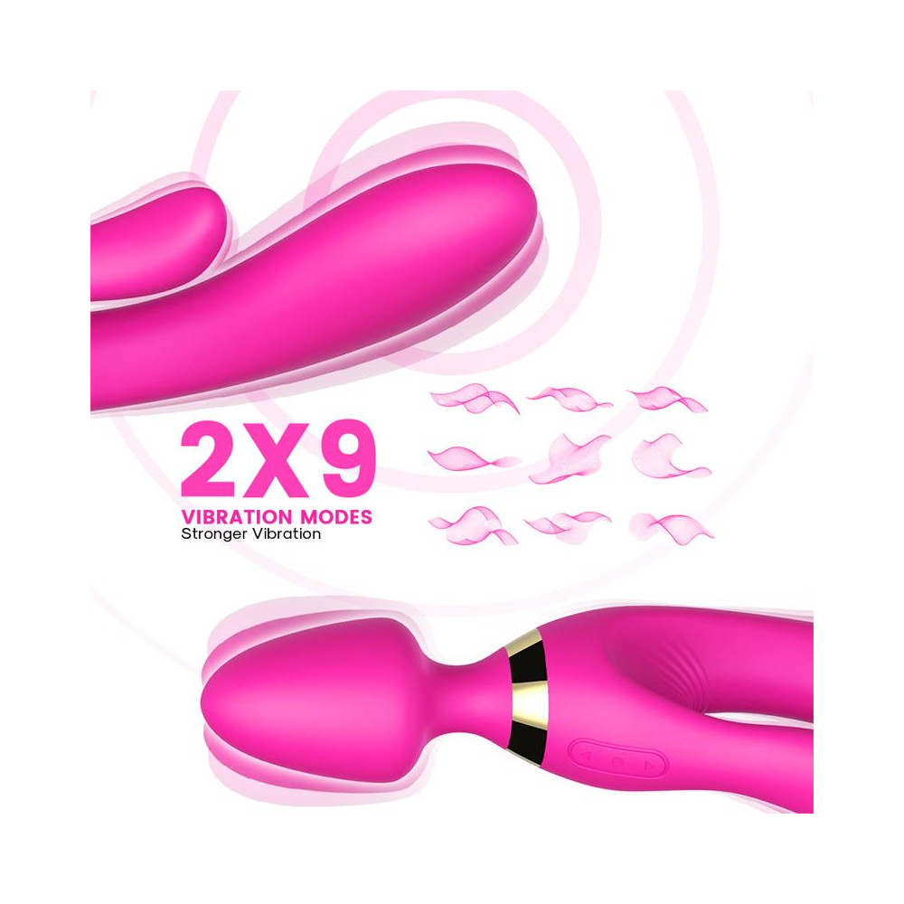 Masajeador y Vibrador Rosa