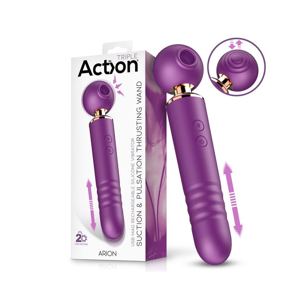 Arion Masajeador con Succión, Thrusting y Pulsación