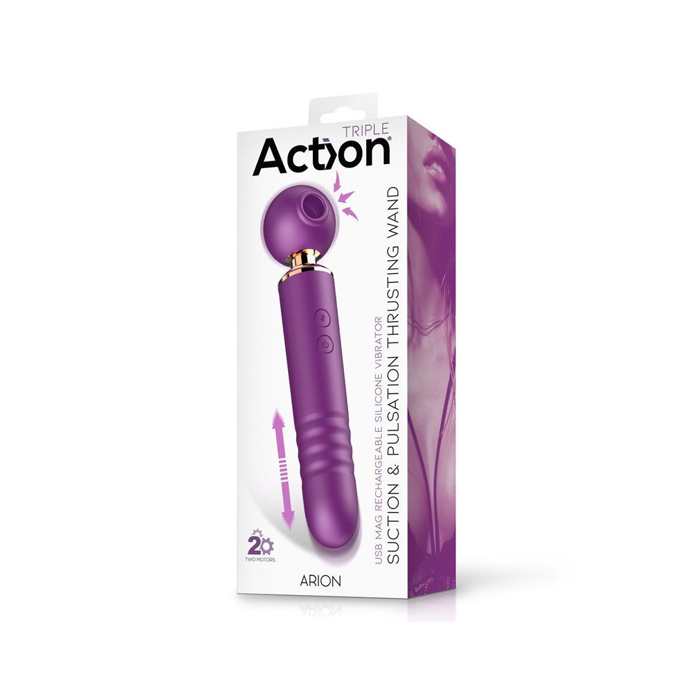 Arion Masajeador con Succión, Thrusting y Pulsación