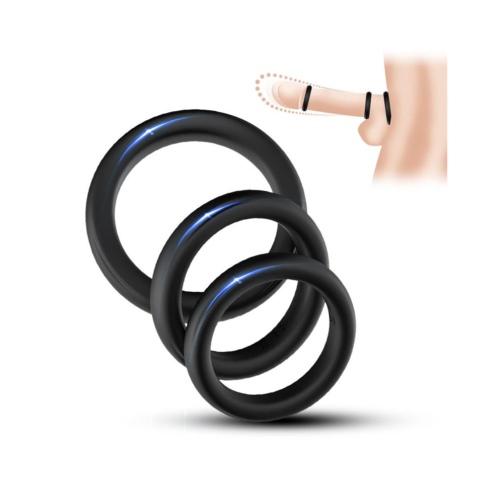 Set de 3 Anillos para el Pene