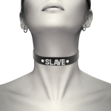 Choker Cuero Vegano "slave"