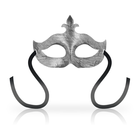 Antifaz flor de lis plata
