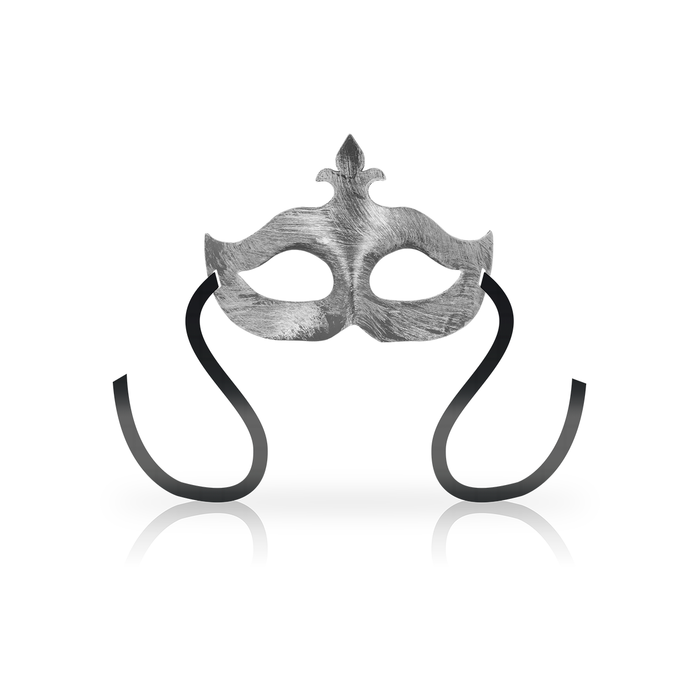 Antifaz flor de lis plata