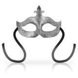 Antifaz flor de lis plata