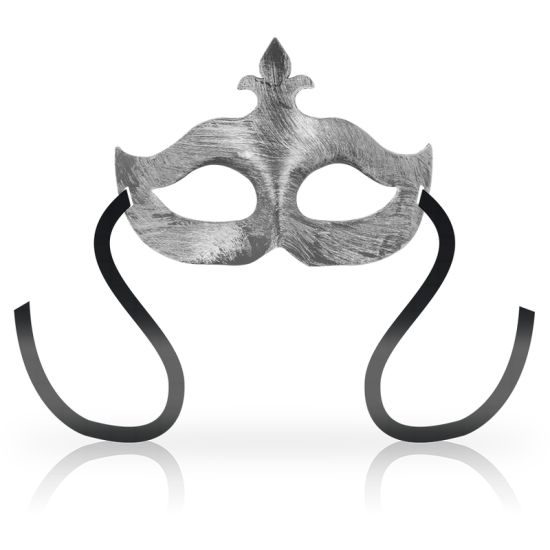 Antifaz flor de lis plata