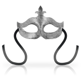 Antifaz flor de lis plata