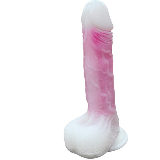 Dildo Doble Capa con Vibración, Thrusting y Calor 21.5 cm