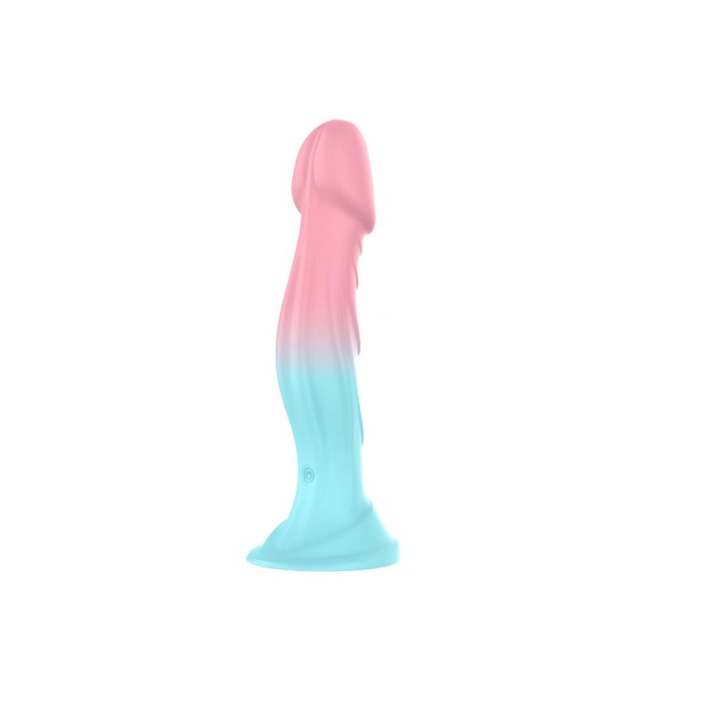 Dildo Bicolor con Vibración