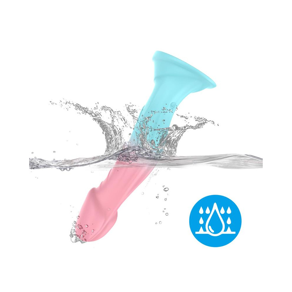 Dildo Bicolor con Vibración