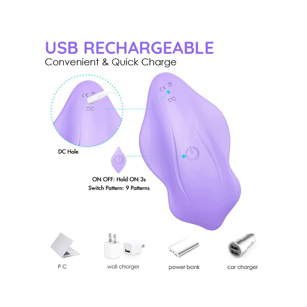 Vibrador para la Braguita con Control Remoto