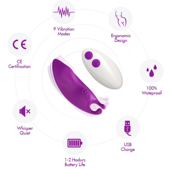 Vibrador de Braguita Lila