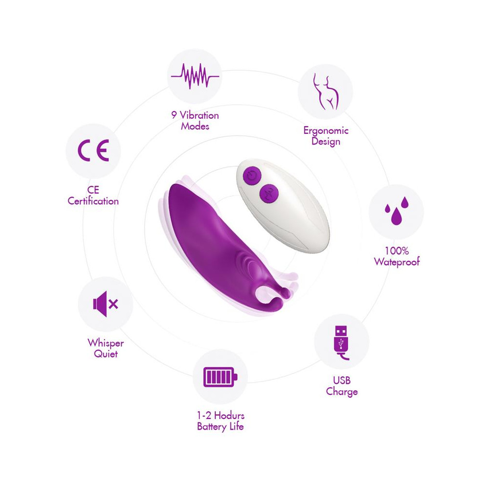 Vibrador de Braguita Lila