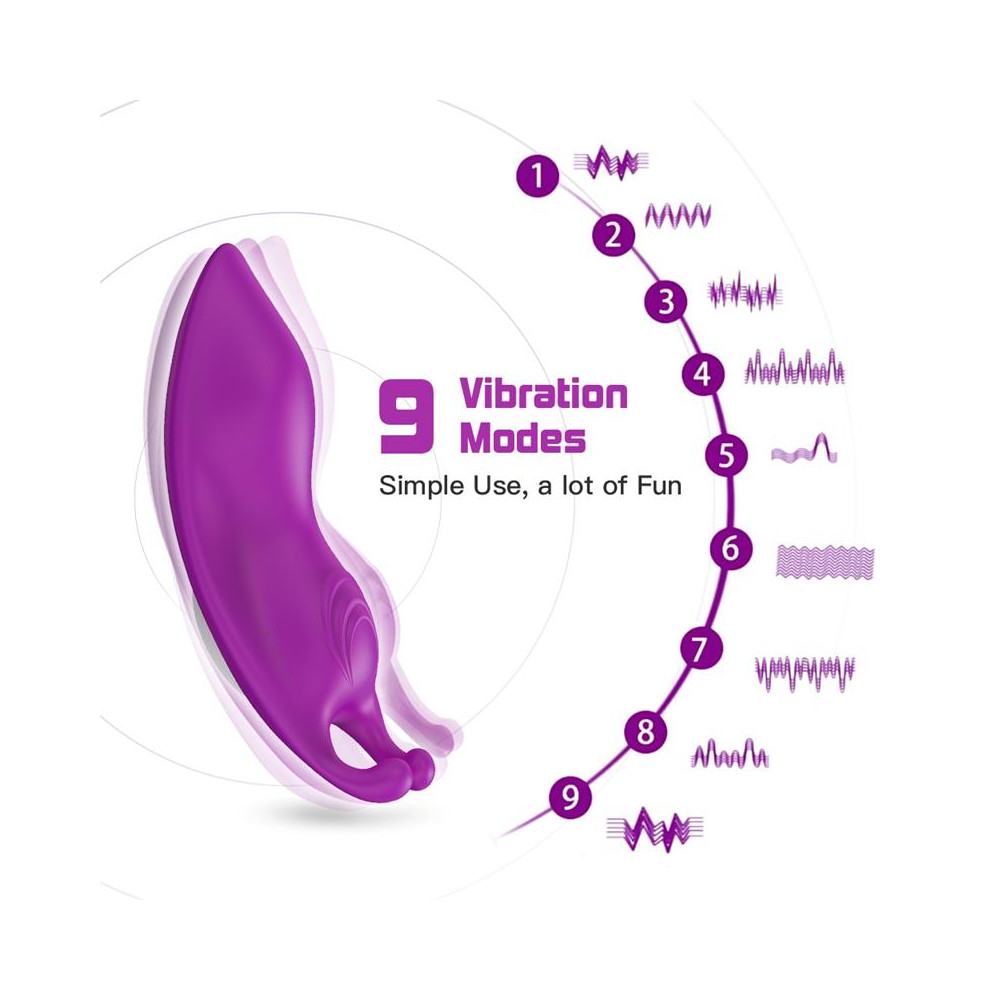 Vibrador de Braguita Lila