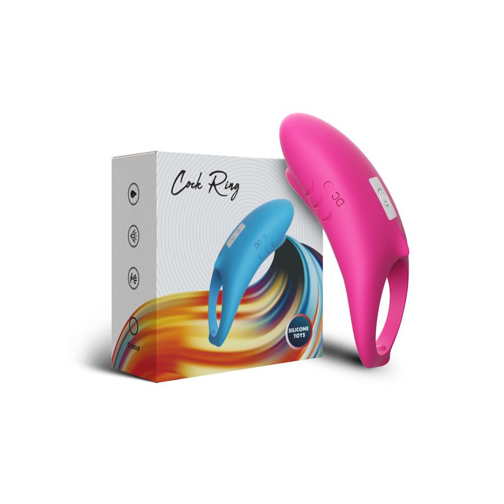 Anillo Vibrador para el Pene Rosa