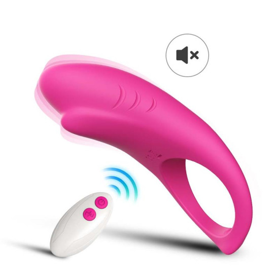 Anillo Vibrador para el Pene Rosa