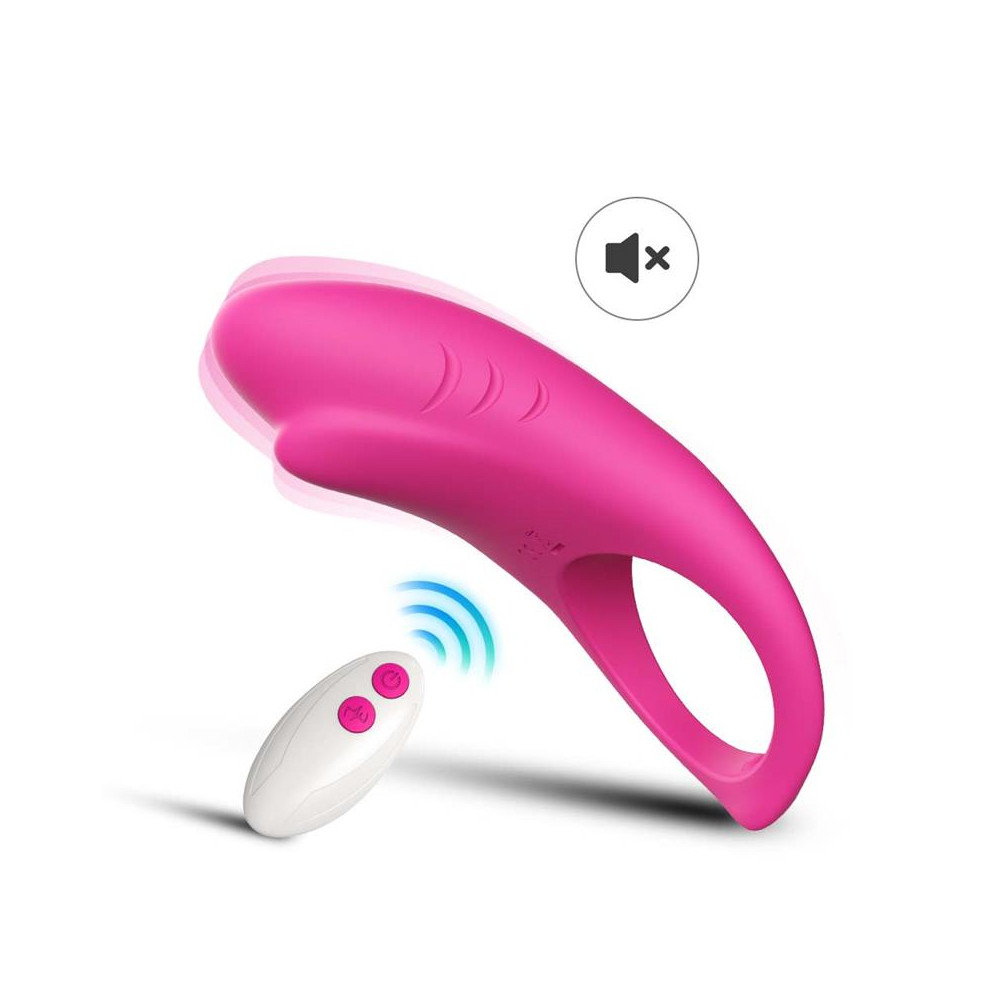 Anillo Vibrador para el Pene Rosa