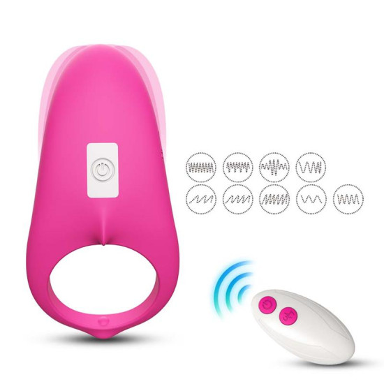 Anillo Vibrador para el Pene Rosa