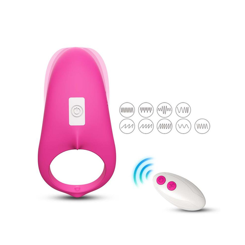 Anillo Vibrador para el Pene Rosa