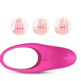 Anillo Vibrador para el Pene Rosa