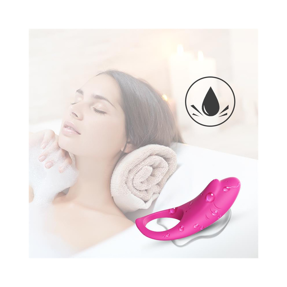 Anillo Vibrador para el Pene Rosa