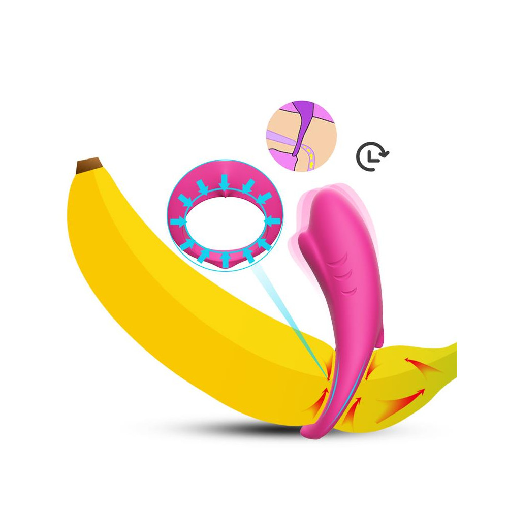 Anillo Vibrador para el Pene Rosa