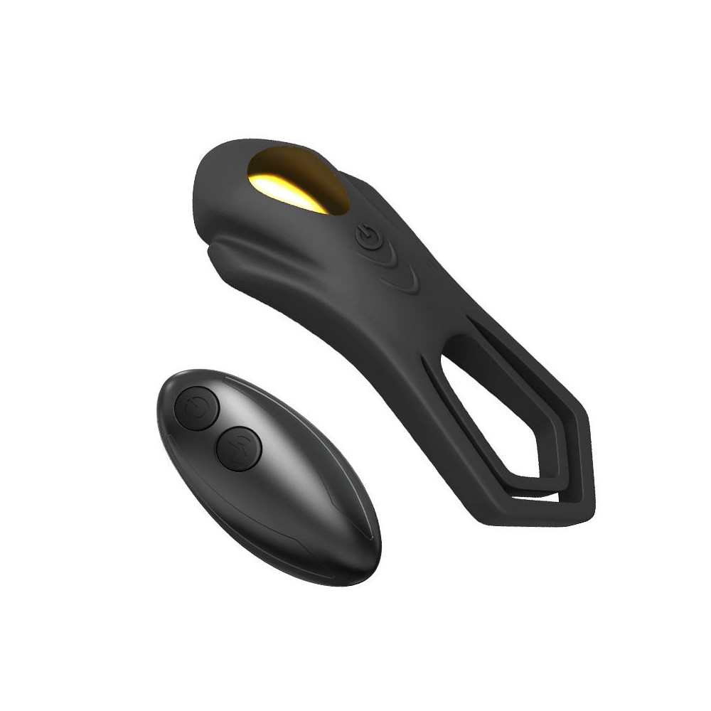 Anillo Vibrador para el Pene Negro