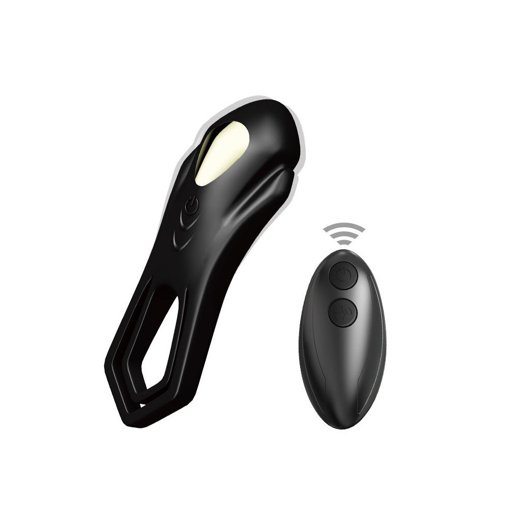 Anillo Vibrador para el Pene Negro