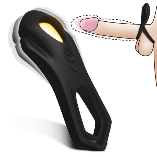 Anillo Vibrador para el Pene Negro