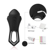 Anillo Vibrador para el Pene Negro