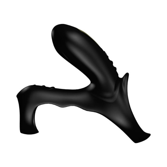 Anillo Vibrador para el Pene negro con mando