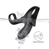 Anillo Vibrador para el Pene negro con mando