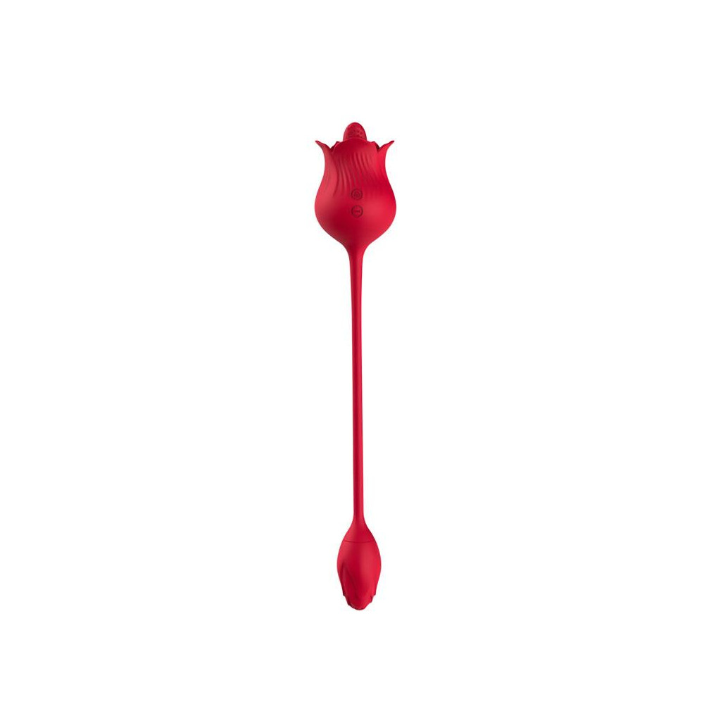 Rosa con Licking y Huevo Vibrador USB
