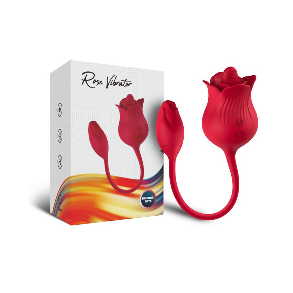 Rosa con Licking y Huevo Vibrador USB