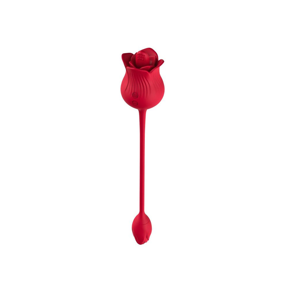 Rosa con Licking y Huevo Vibrador USB