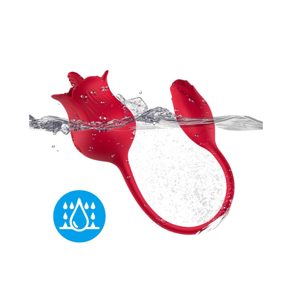 Rosa con Licking y Huevo Vibrador USB