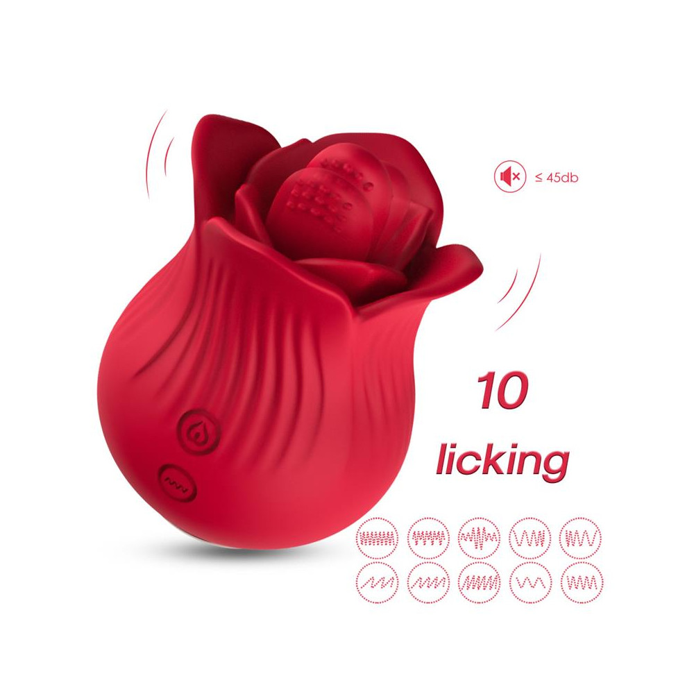 Licking rose