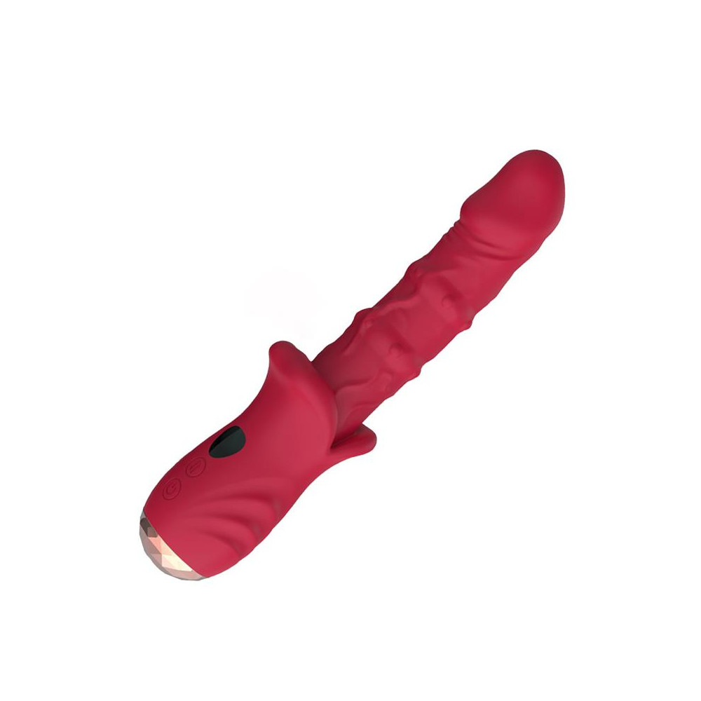 Vibrador con Calor y Movimiento Vertical con Pantalla Digital