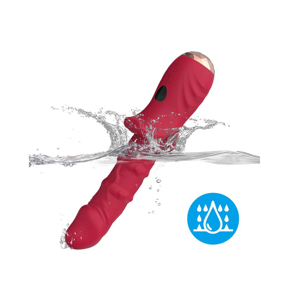 Vibrador con Calor y Movimiento Vertical con Pantalla Digital
