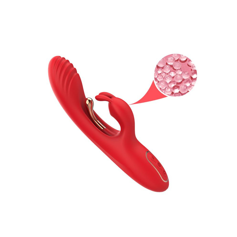 Vibrador Tickler con Rabbit Silicona