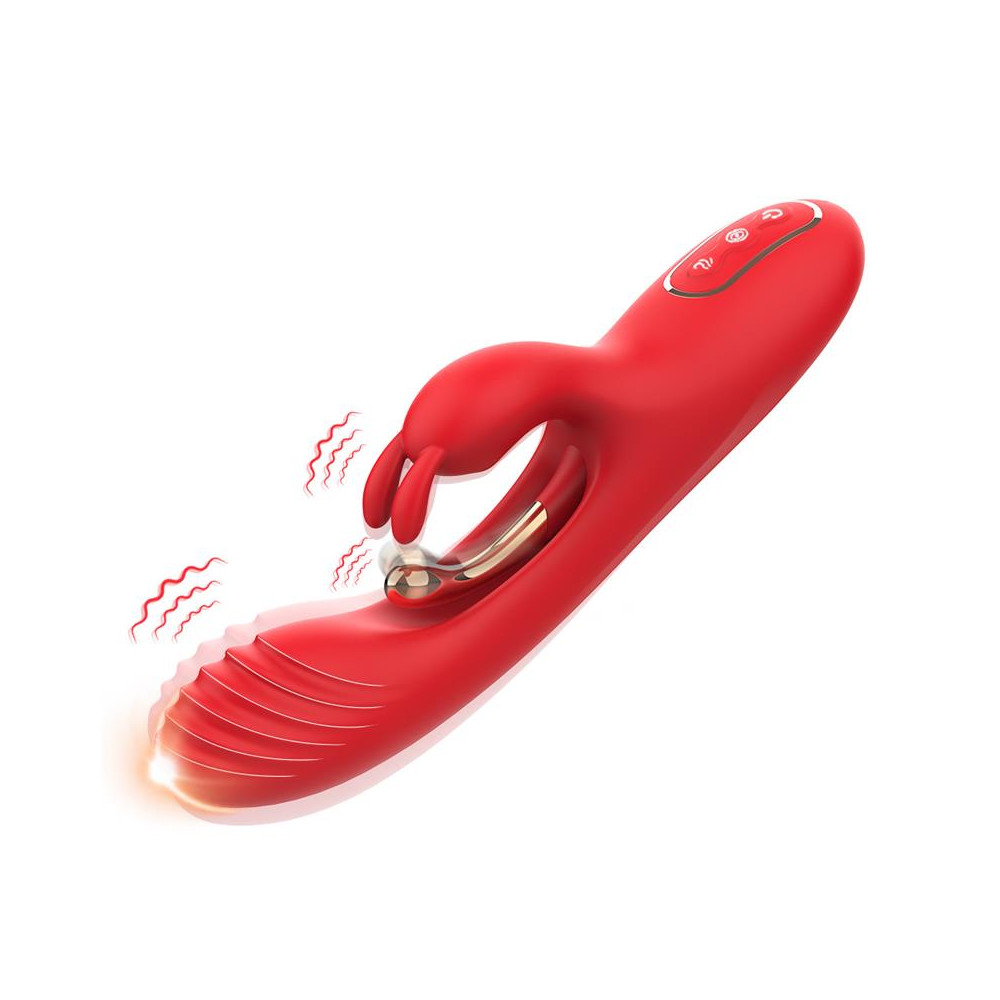 Vibrador Tickler con Rabbit Silicona
