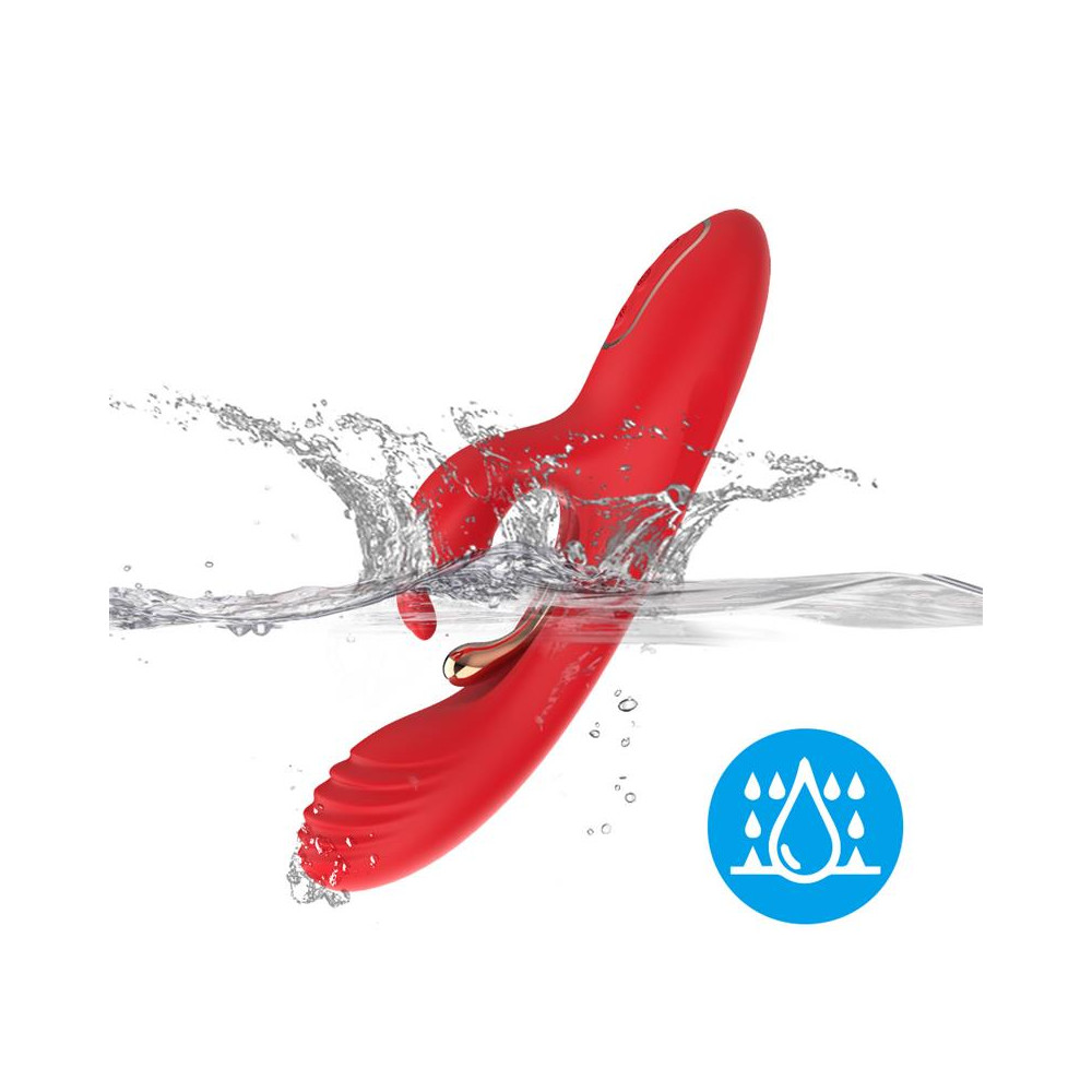 Vibrador Tickler con Rabbit Silicona