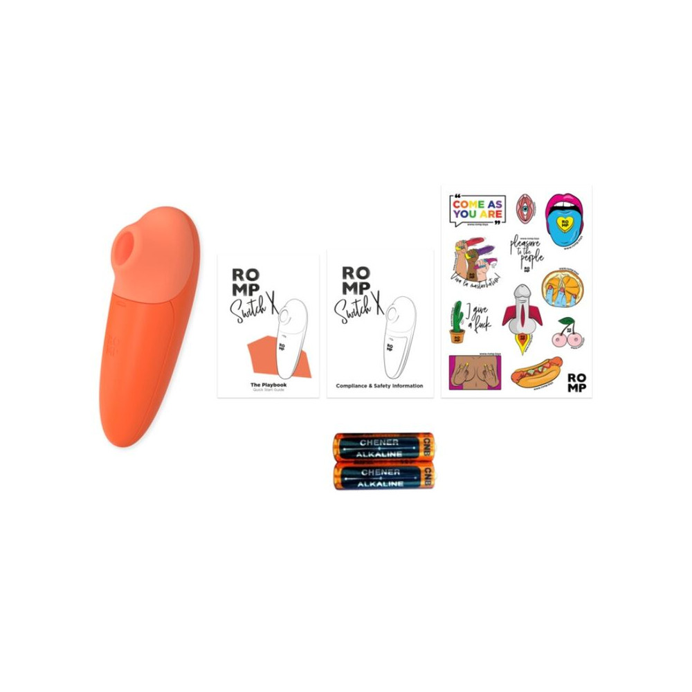 Swithc X Estimulador Clítoris Naranja