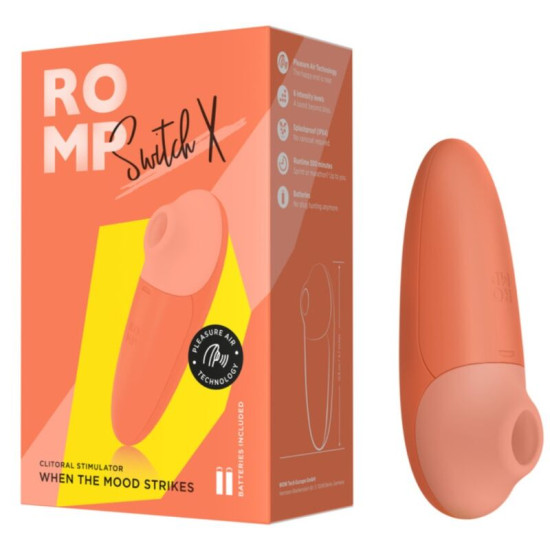 Swithc X Estimulador Clítoris Naranja