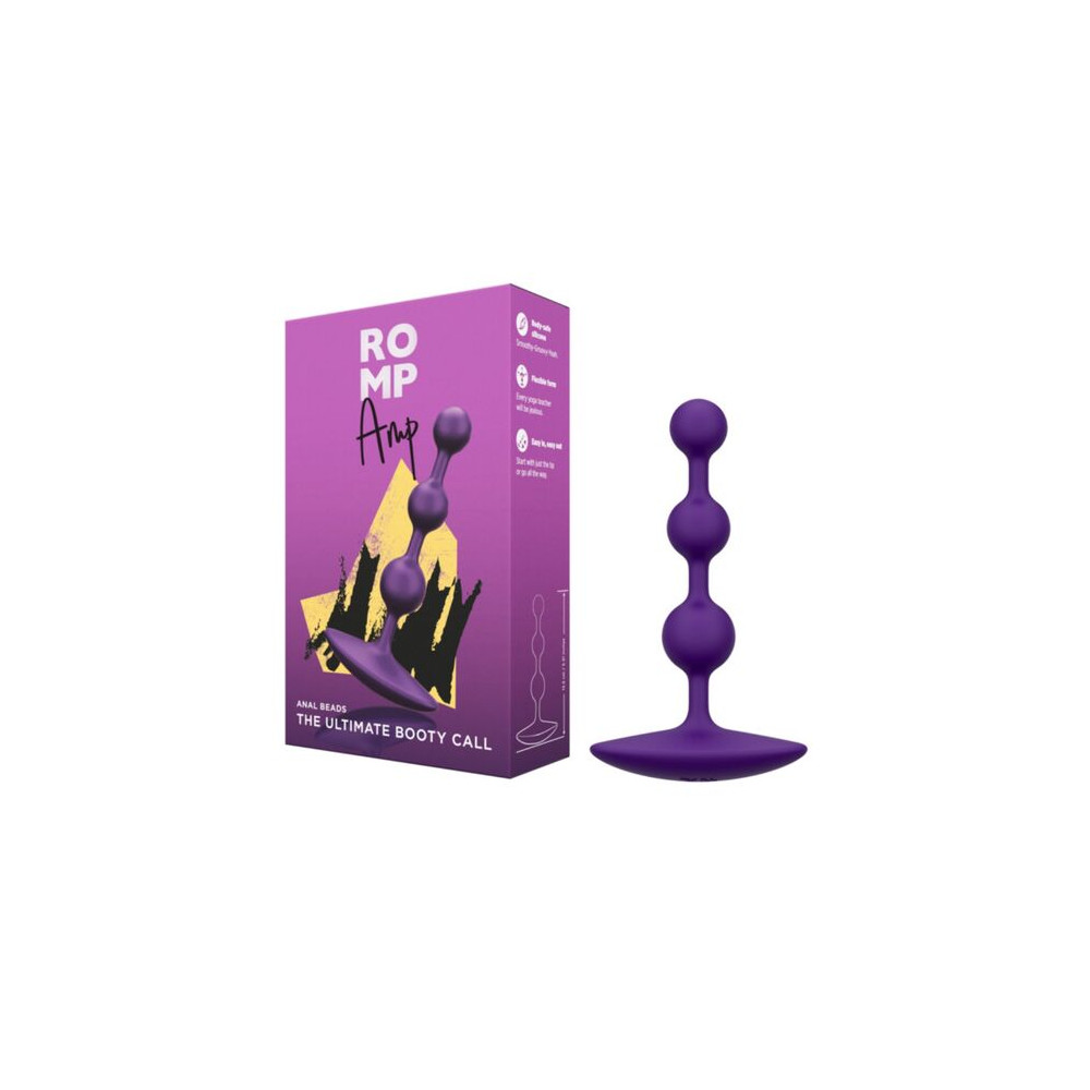 AMP Purple Bolas Anales Flexibles 12,5 cm Morado