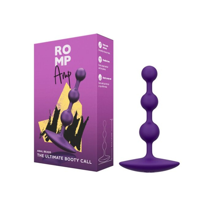 AMP Purple Bolas Anales Flexibles 12,5 cm Morado