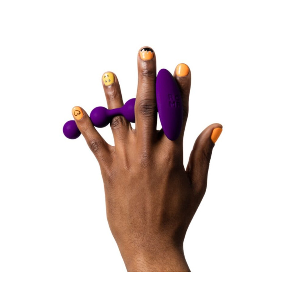 AMP Purple Bolas Anales Flexibles 12,5 cm Morado
