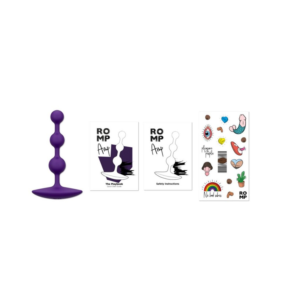 AMP Purple Bolas Anales Flexibles 12,5 cm Morado